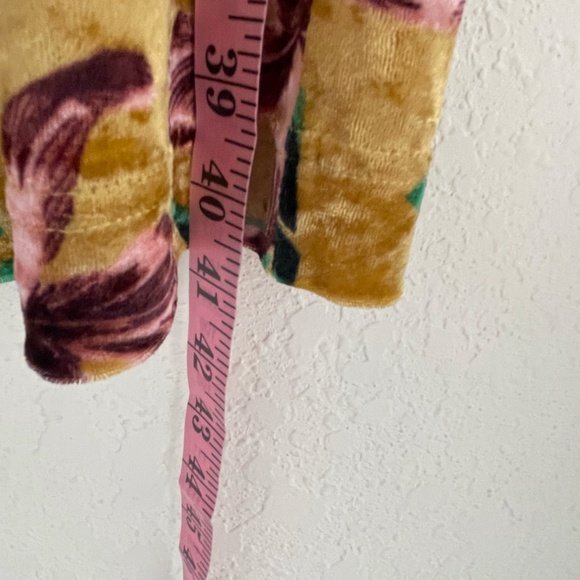 Scotch & Soda Maison Scotch Aloha Hula Velour Wide Leg Pants Sz M Multicolor - Picture 6 of 15